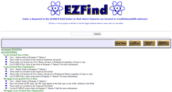 Desktop Screenshot of ezfind.ers2000.com